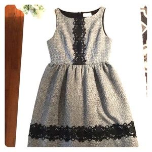 Altar’d State Black and Gray Knit Dress